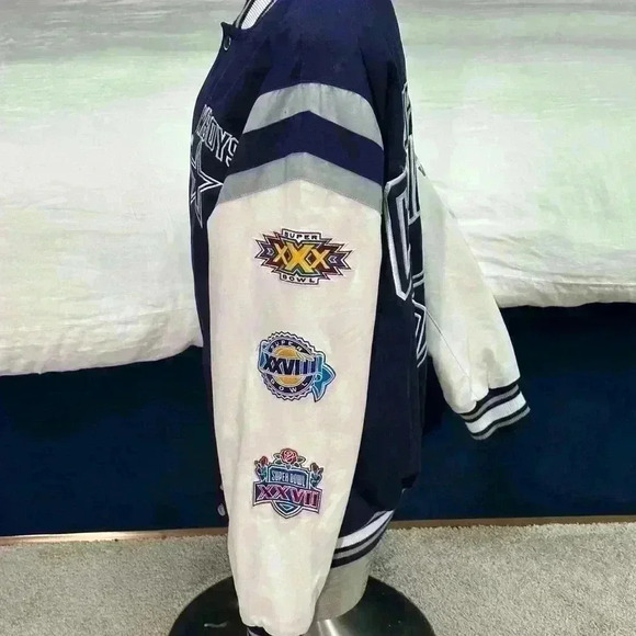 NFL Men’s Dallas Cowboy Varsity Jacket size M - Picture 5 of 6